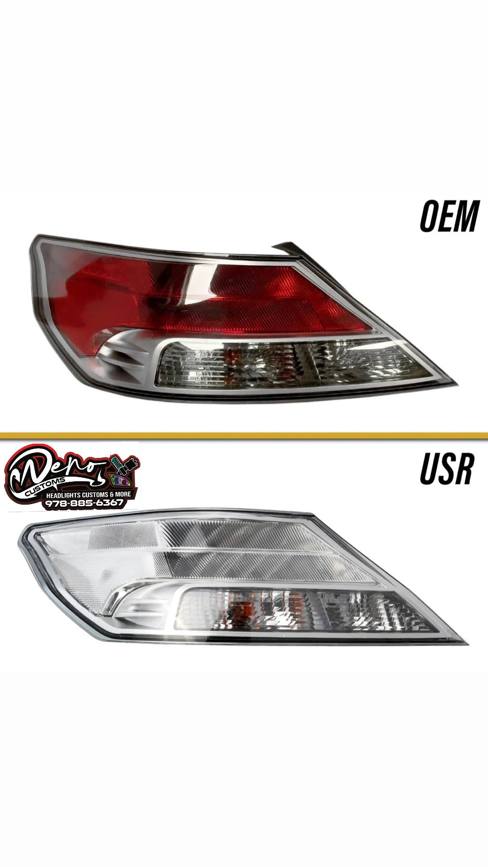 Acura tl 2009-2014 modified custom tail lights