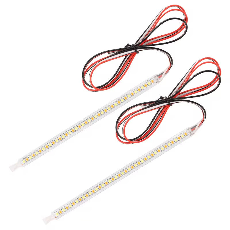 Car rearview mirror running light, turn signal flow light start scanning, daytime running light, modified LED light strip